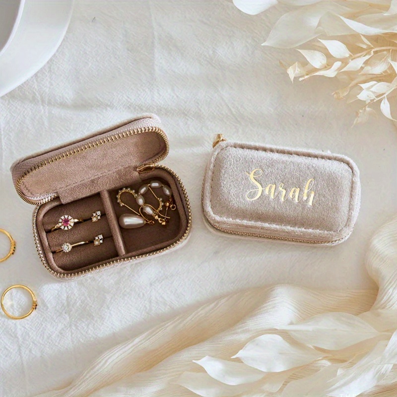 Personalized Custom Jewelry Box with Name & Date